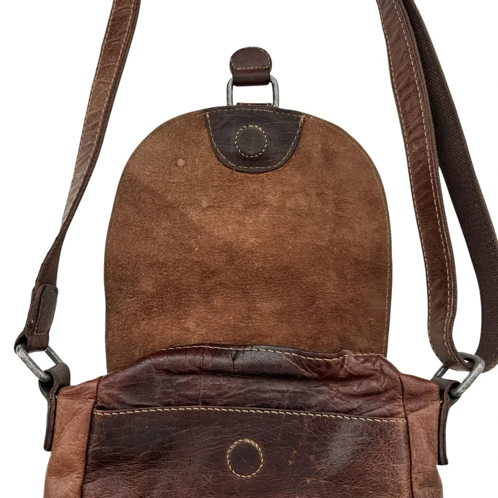 JACK GEORGES Brown Leather Handbag Mini - 9